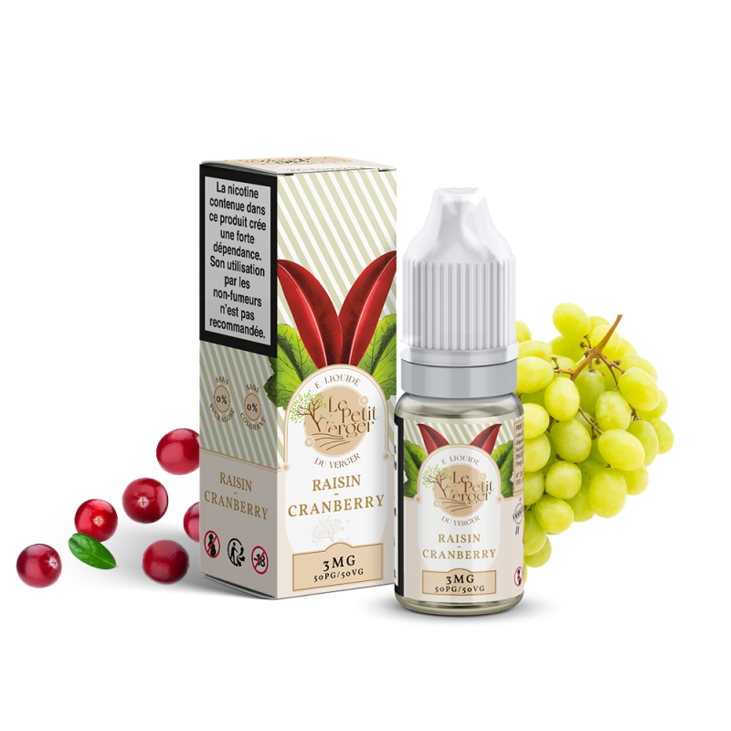 Raisin Cranberry 10ml (3mg) - Le Petit Verger By Savourea
