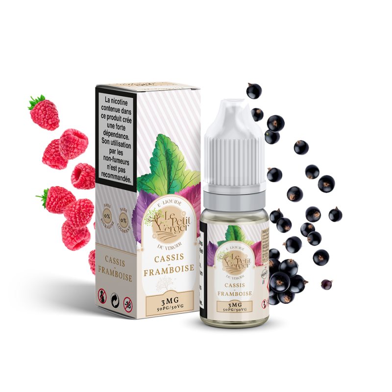 Cassis Framboise 10ml (3mg) - Le Petit Verger by Savourea