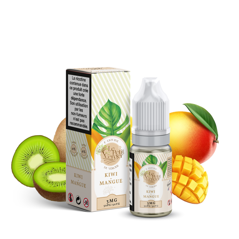 Kiwi Mangue 10ml (3mg) - Le Petit Verger by Savourea