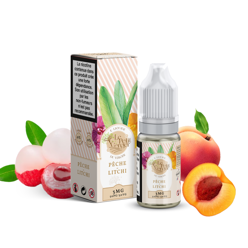 Pêche Litchi 10ml (6mg) - Le Petit Verger by Savourea