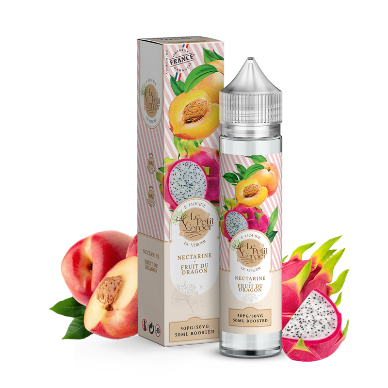 Nectarine Fruit du Dragon 50ml (0mg) - Le Petit Verger by Savourea
