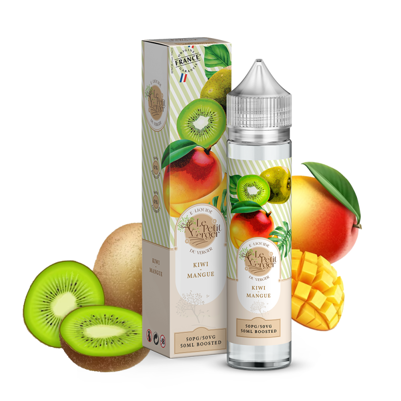 Kiwi Mangue 50ml (0mg) - Le Petit Verger by Savourea