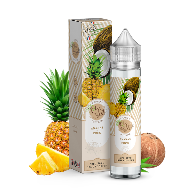 Ananas Coco 50ml (0mg) - Le Petit Verger By Savourea
