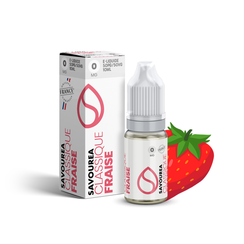 Fraise 10ml (16mg) - Classic Savourea