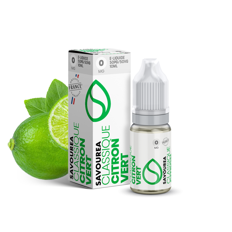 Citron vert 10ml (6mg) - Classic Savourea