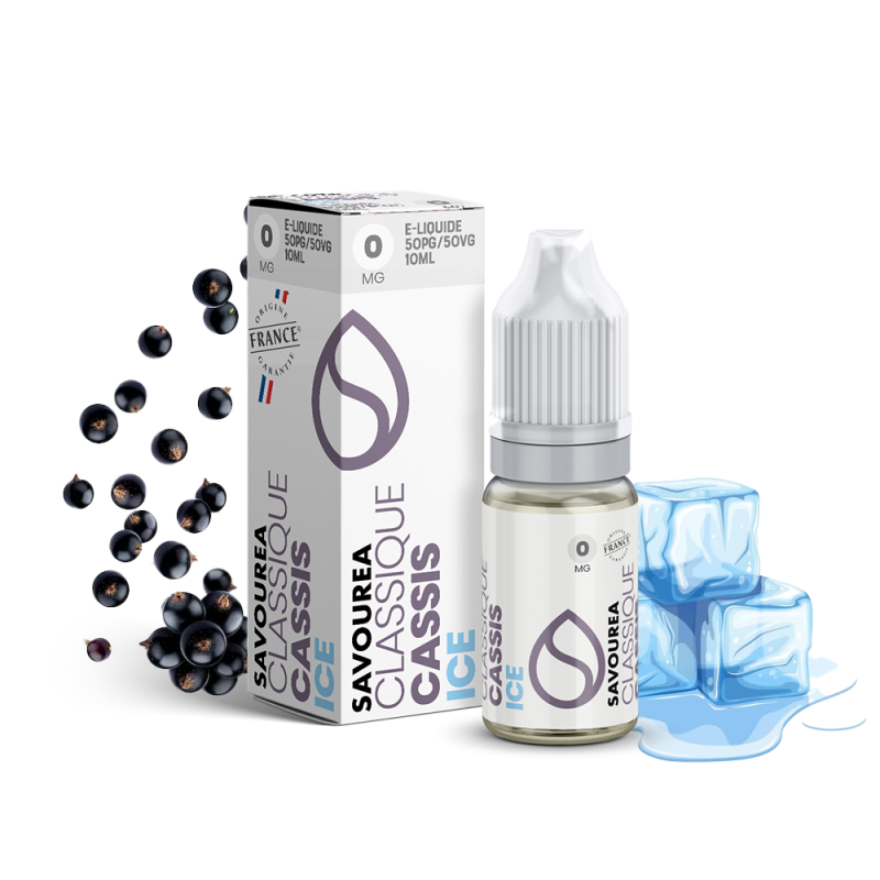 Cassis Ice 10ml (12mg) - Classic Savourea