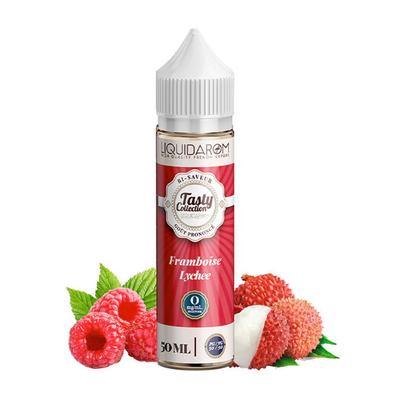 Framboise Lychee 50ml (0mg) - Tasty by Liquidarom