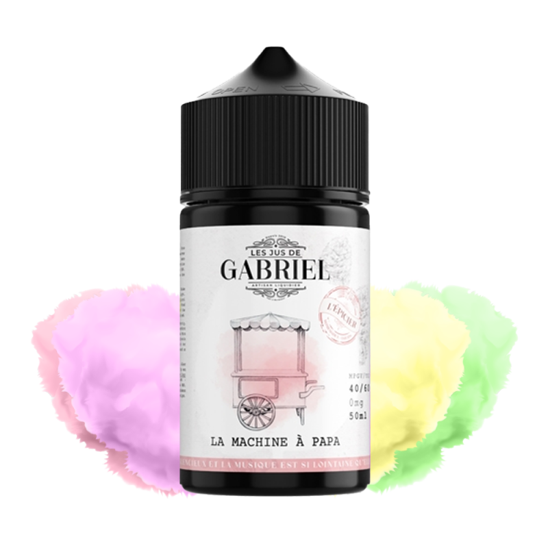 La Machine à Papa 50ml (0mg) - Jus Gabriel