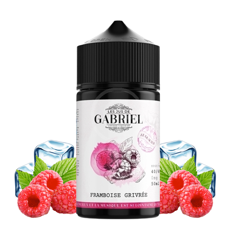 Framboise Givrée 50ml (0mg) - Jus Gabriel