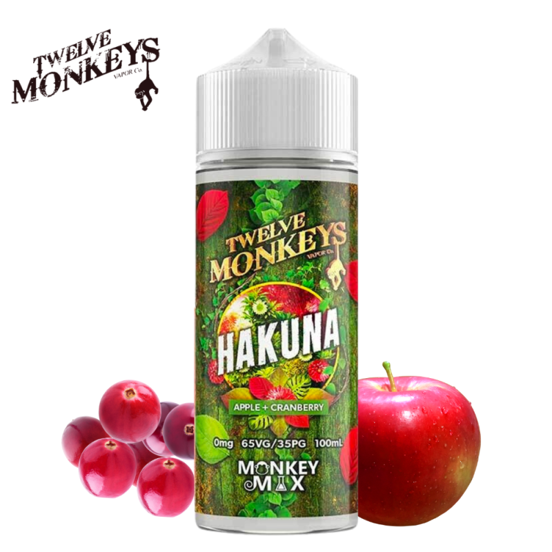 Hakuna 100ml (0mg) - 12 Monkeys