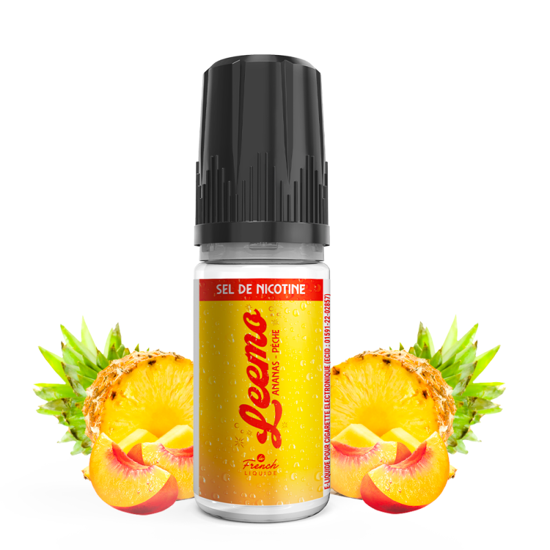 Ananas Pêche sel de nicotine 10ml (20mg) - Leemo by Le French Liquide