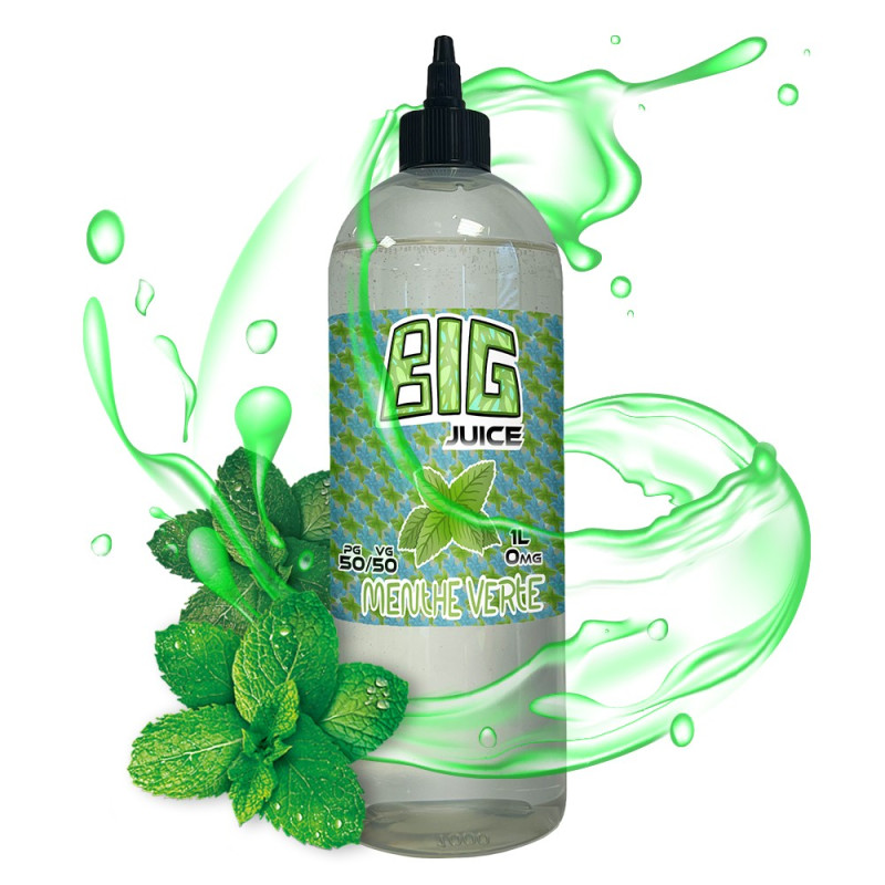 Menthe Verte 1L (0mg) - Big Juice