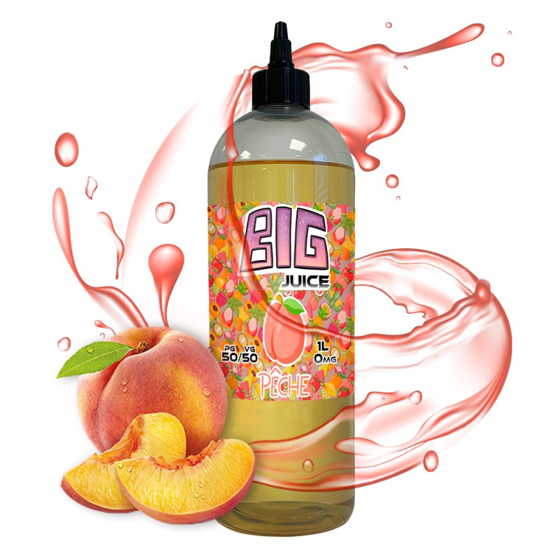 Pêche 1L (0mg) - Big Juice