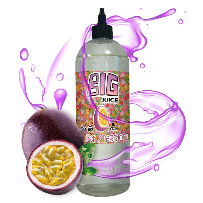 Fruit de la passion 1L (0mg) - Big Juice