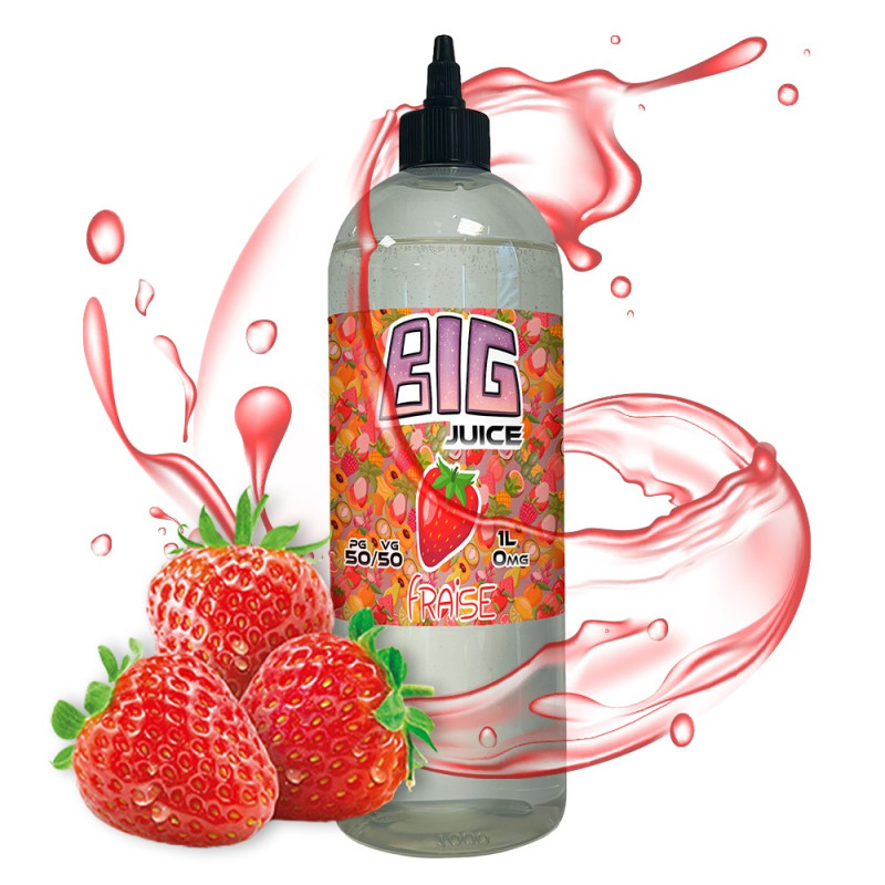 Fraise 1L (0mg) - Big Juice