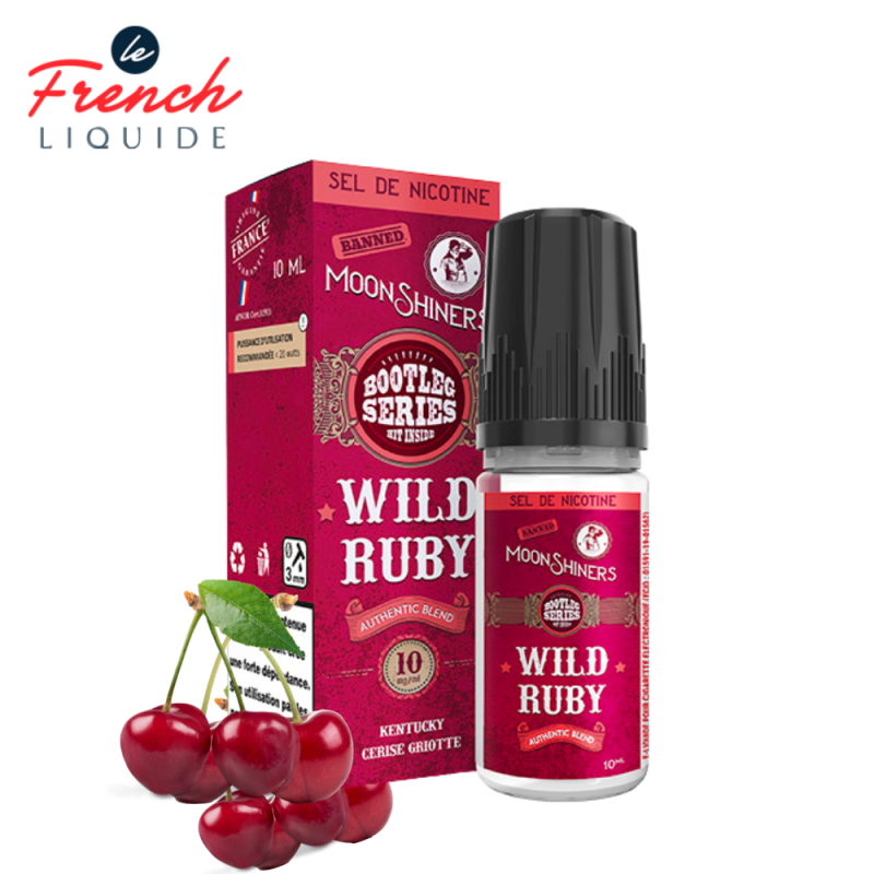 Moon Shiners : Wildruby Nic Salt 10ml (20mg) - Le French Liquide