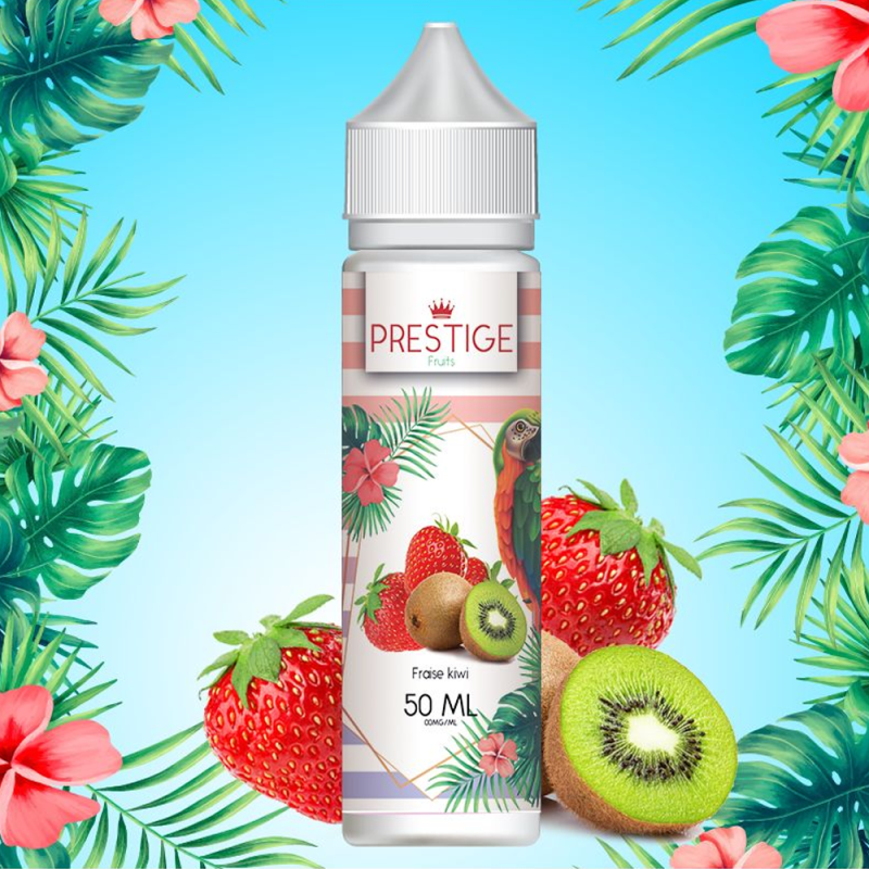 Fraise Kiwi 50ml (0mg) - Prestige Fruits