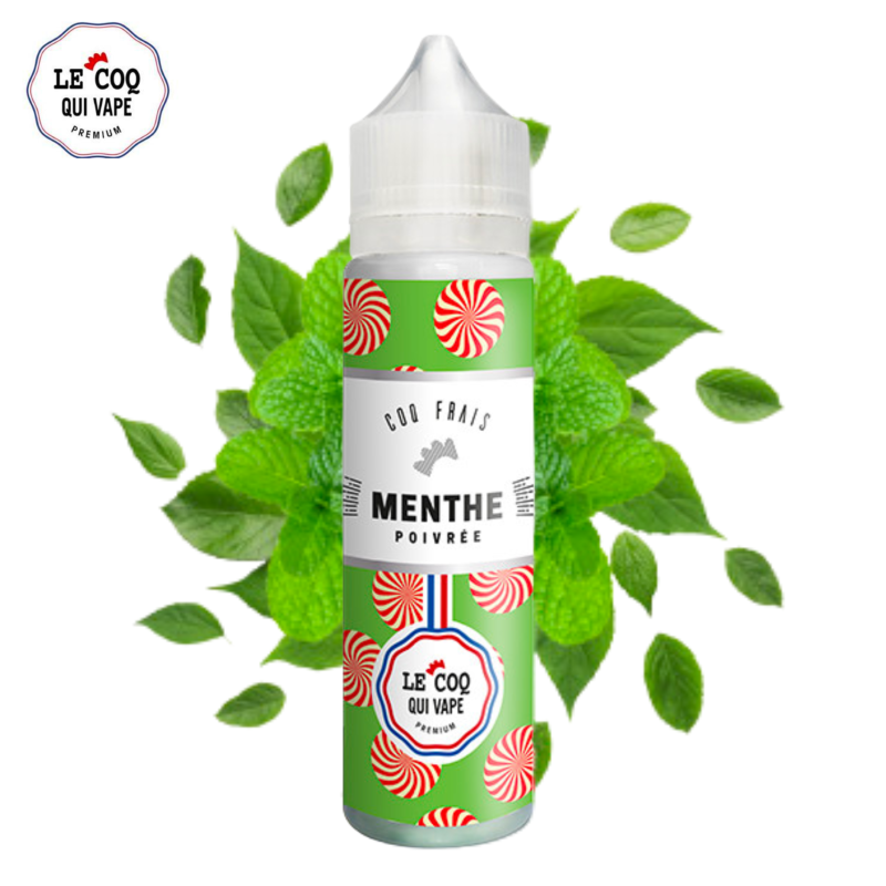 Menthe Poivrée 50ml (0mg) - Le Coq qui Vape