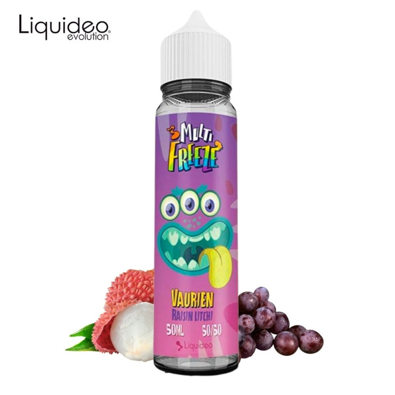 Vaurien Raisin Litchi 50ml (0mg) - Multifreeze by Liquideo