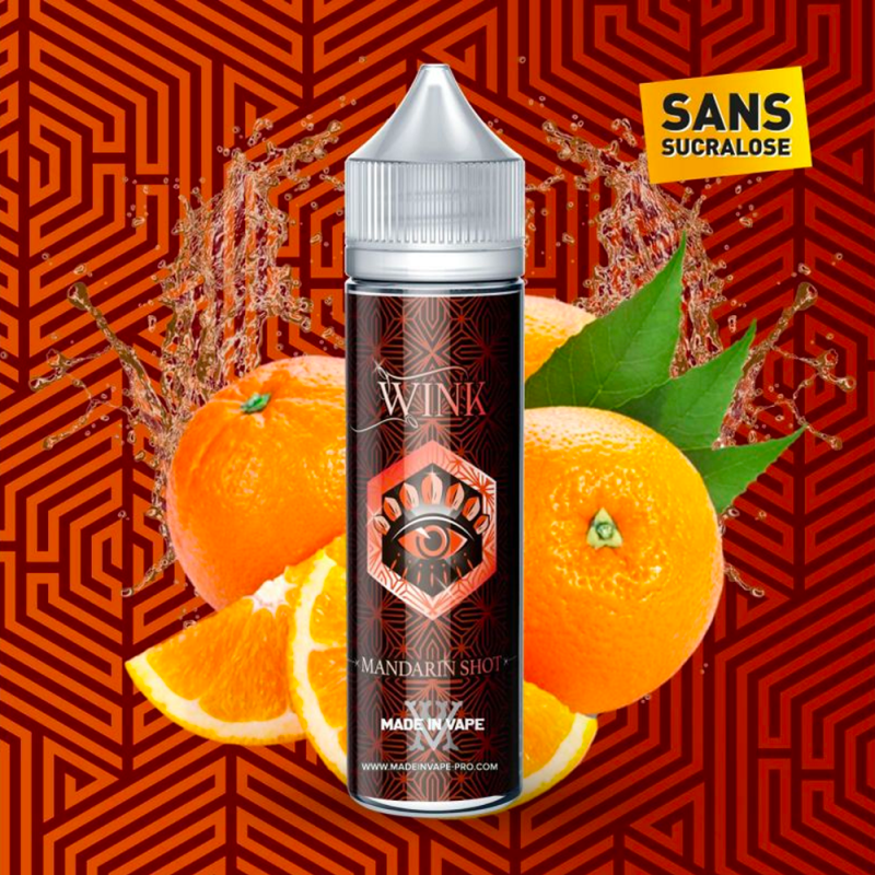 Madarin Shot 50ml (0mg) - Wink by Made in Vape