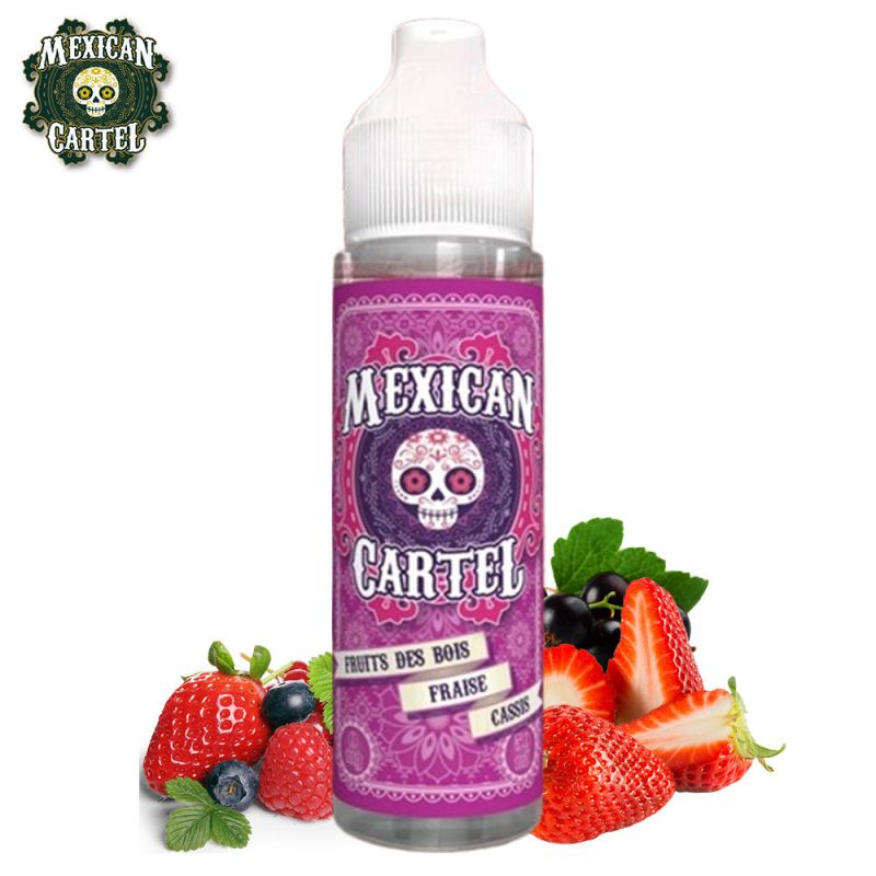Fruits des Bois Fraise Cassis 50ml (0mg) - Mexican Cartel