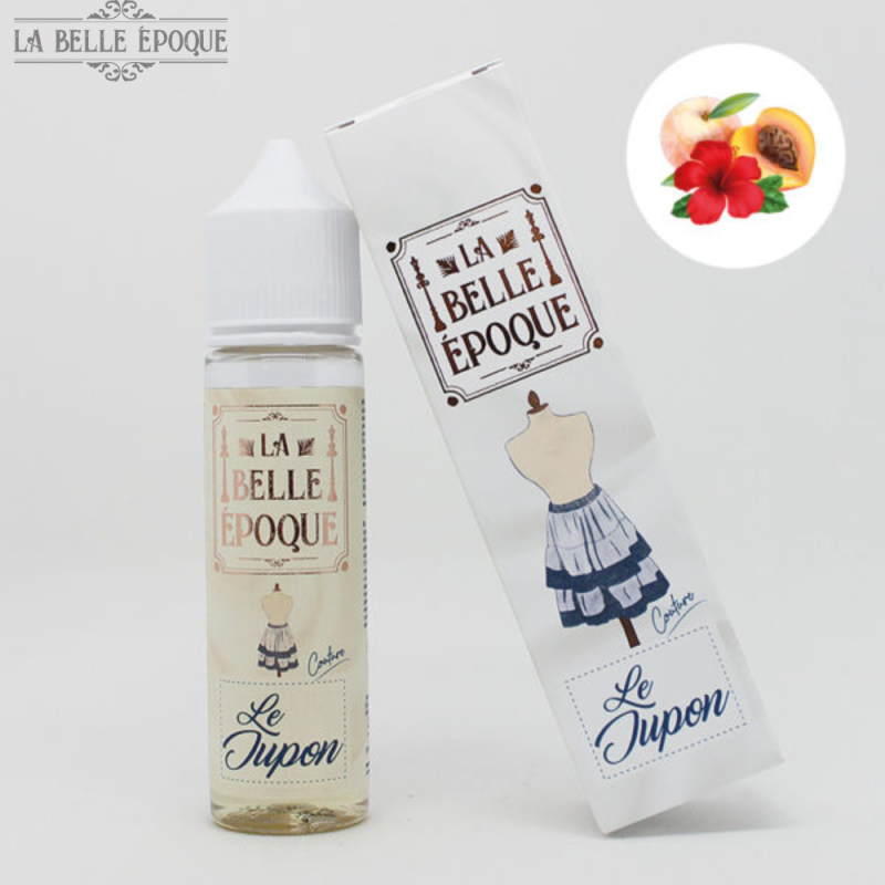 Le jupon Cocktail pêche & Hibiscus 50ml (0mg) - La belle époque