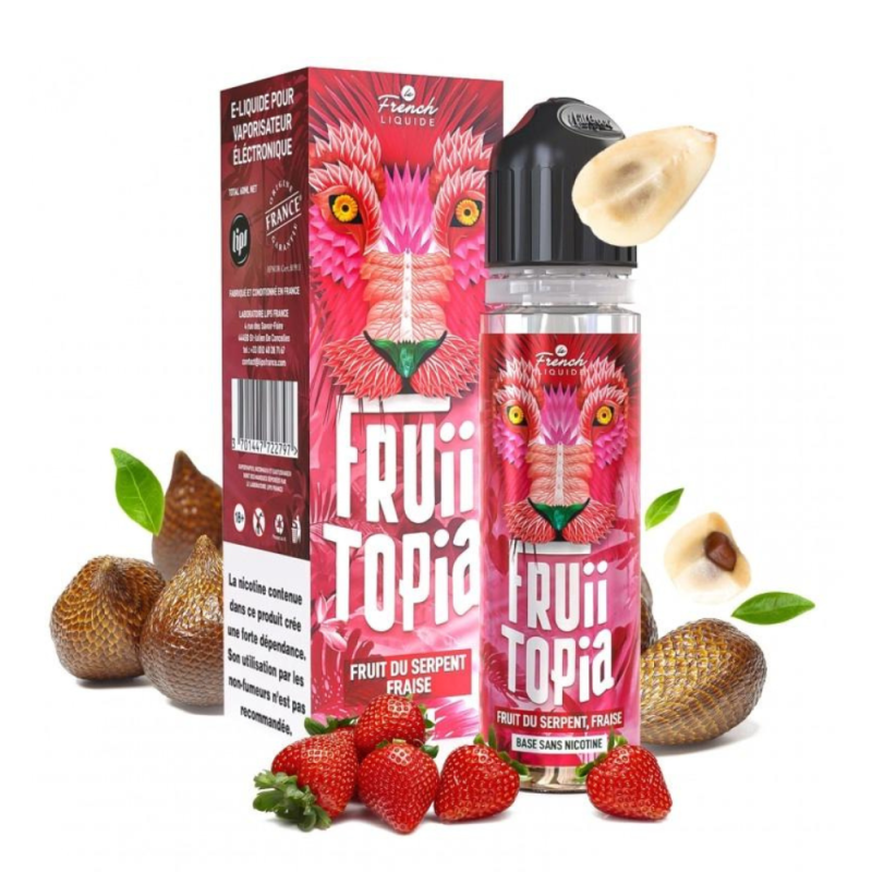 Fruit du Serpent Fraise 60ml (6mg) - Fruiitopia by Le French Liquide
