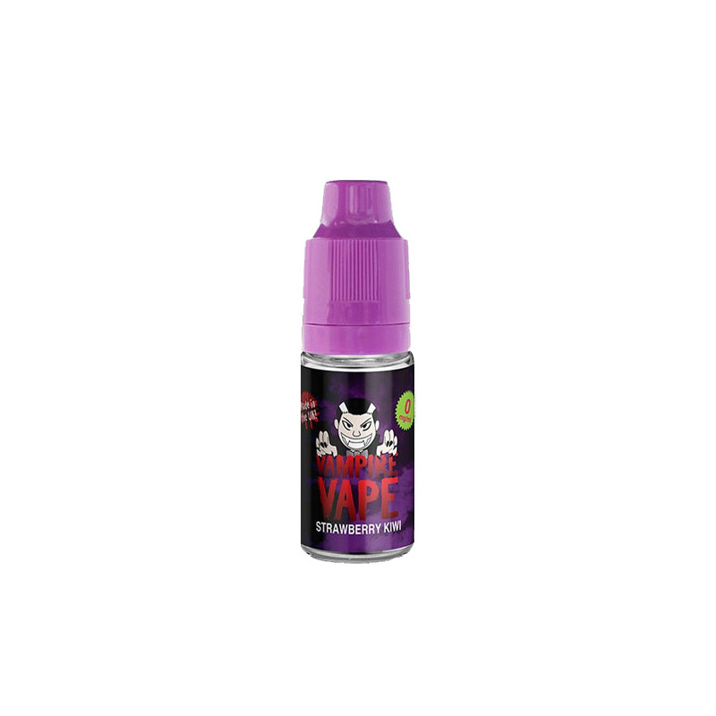 Strawberry Kiwi 10ml (Nicotine: 00 mg/ml) - Vampire Vape