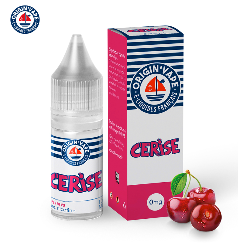 Cerise 10ml (Boite de 10) (12mg) - Origin'vape