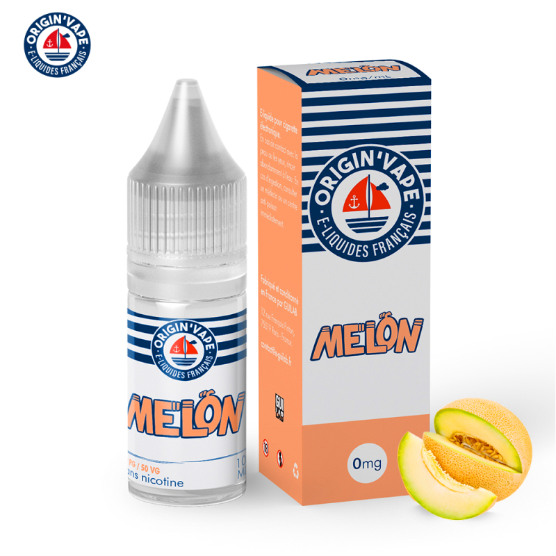 Melon 10ml (Boite de 10) (0mg) - Origin'vape