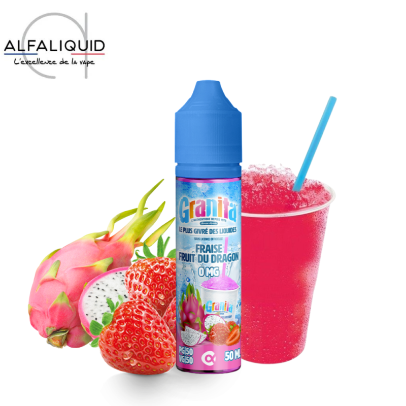 Fraise Fruits du Dragon 50ml (0mg) - Granita