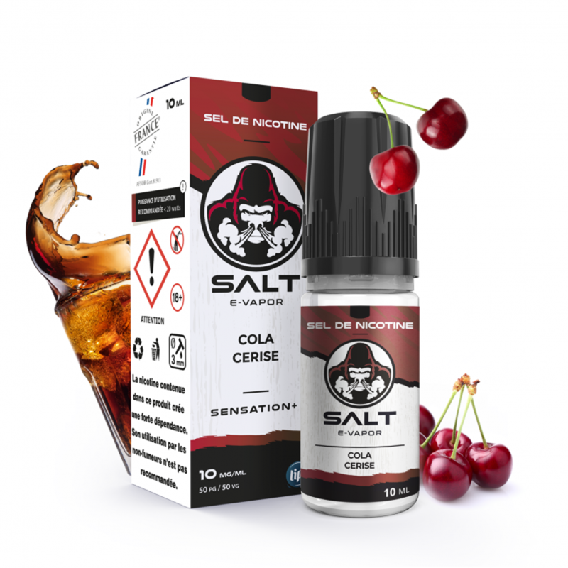 Salt E-Vapor Cola Cerise 10ml (10mg) - Salt E-Vapor Cola Cerise 10ml