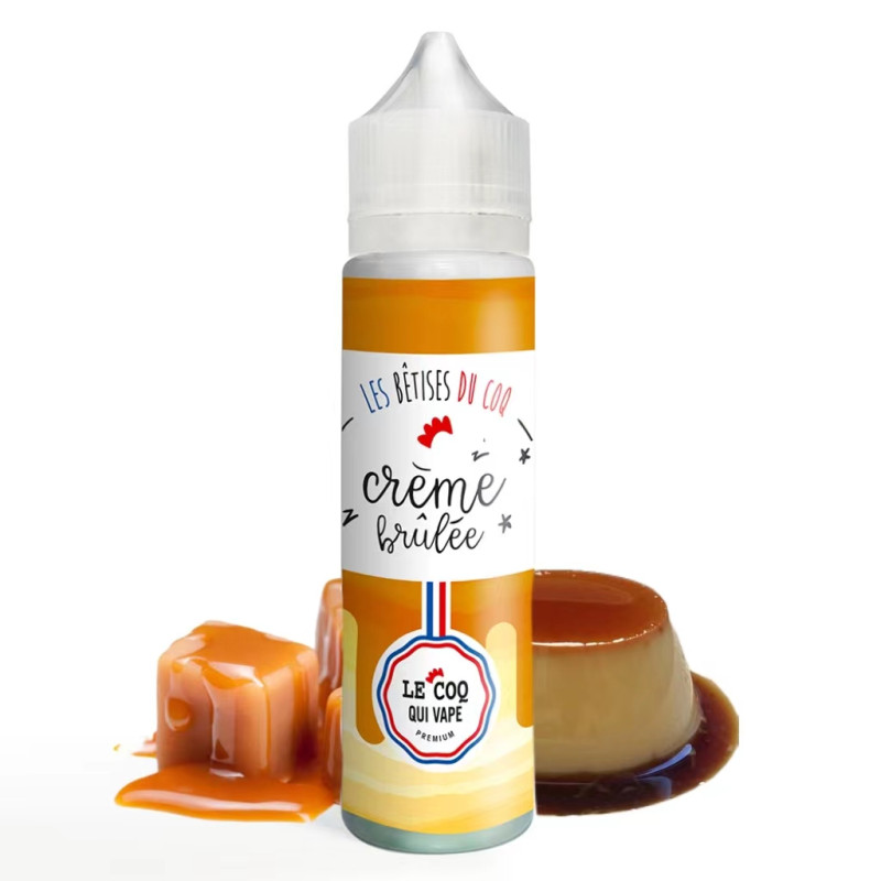 Crème Brulée 50ml (0mg) - Les Bêtises du Coq