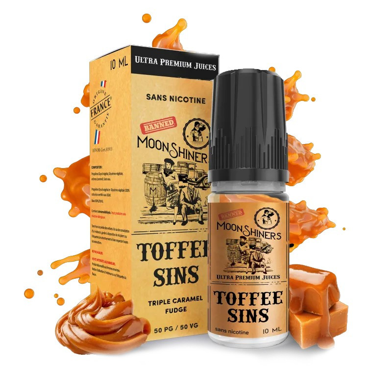 Toffee Sins 10ml (12mg) - Moon Shiners by Le French Liquide