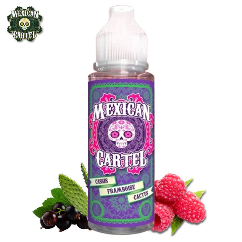 Cassis Framboise Cactus 100ml (0mg) - Mexican Cartel