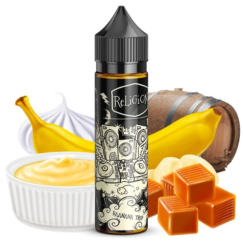 Baanana Trip 50ml (0mg) - Religion Juice