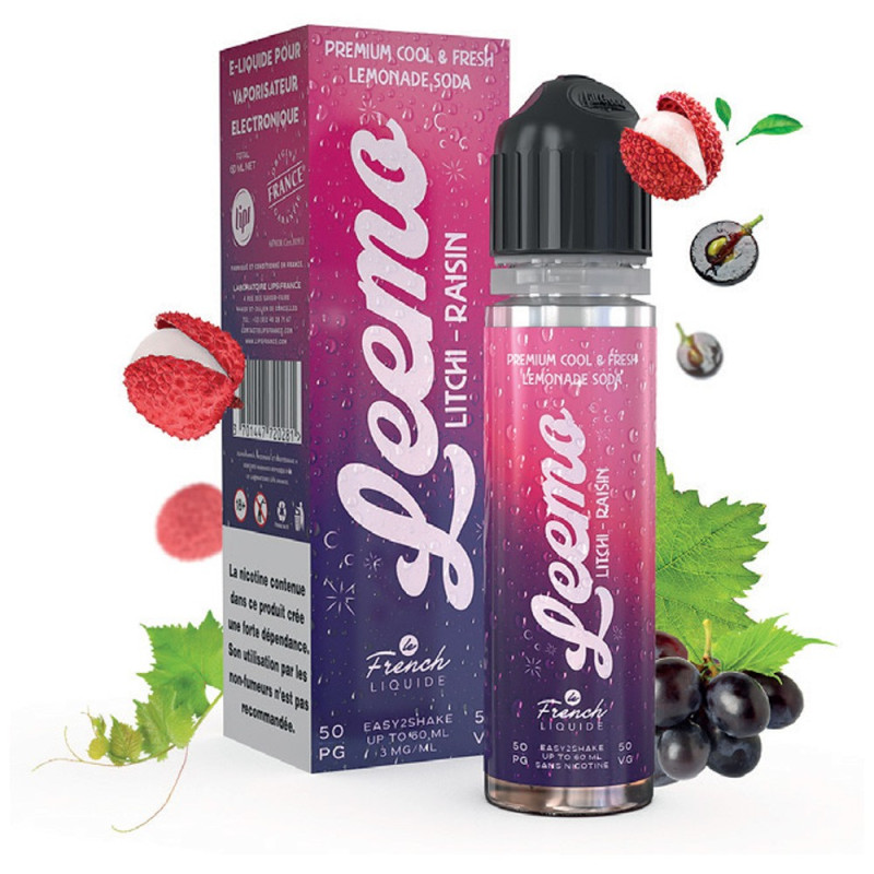 Litchi Raisin 60ml Easy2Shake (3mg) - Leemo by Le French Liquide