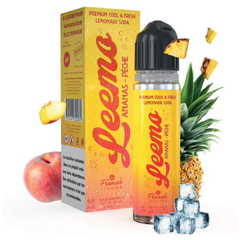 Ananas Peche 60ml Easy2Shake (3mg) - Leemo by Le French Liquide