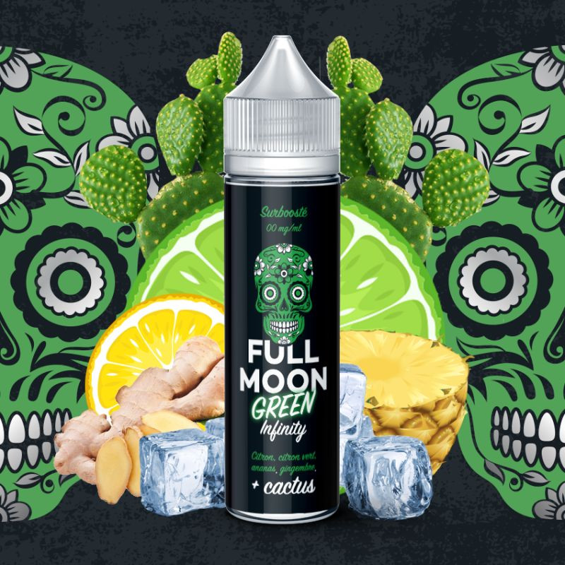 Full Moon : Infinity Green 50ml (0mg) - Full Moon : Infinity Green 50ml