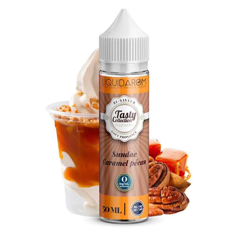 Sundae Caramel Pecan 50ml (0mg) - Tasty by Liquidarom