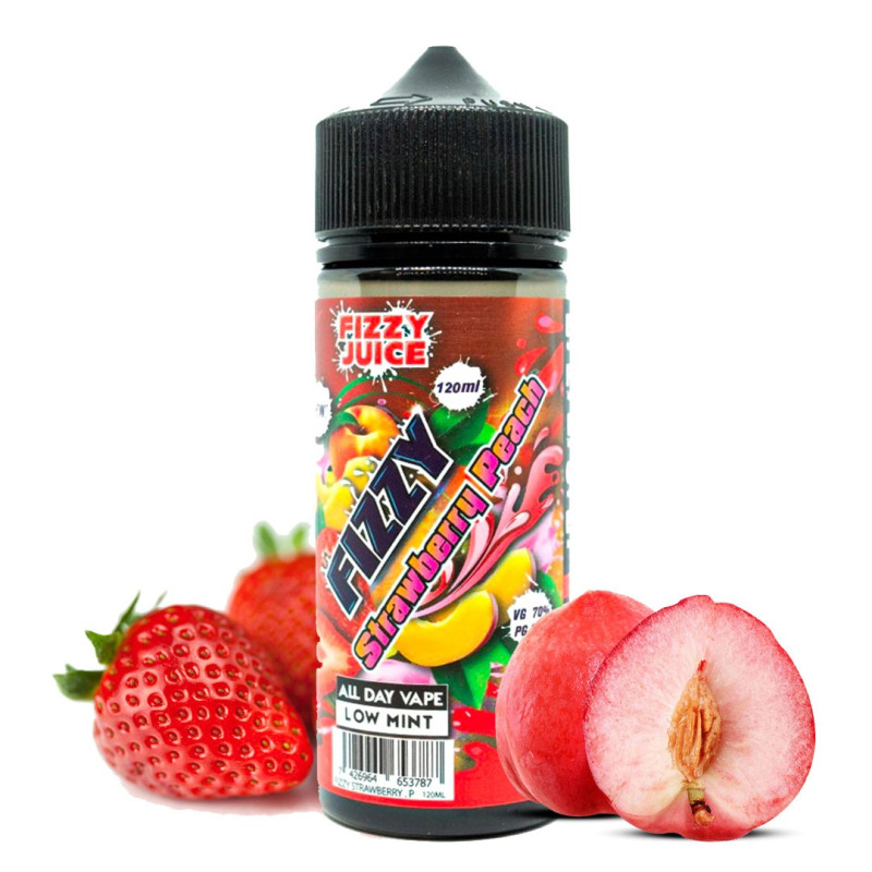 Strawberry Peach 100ml (0mg) - Fizzy