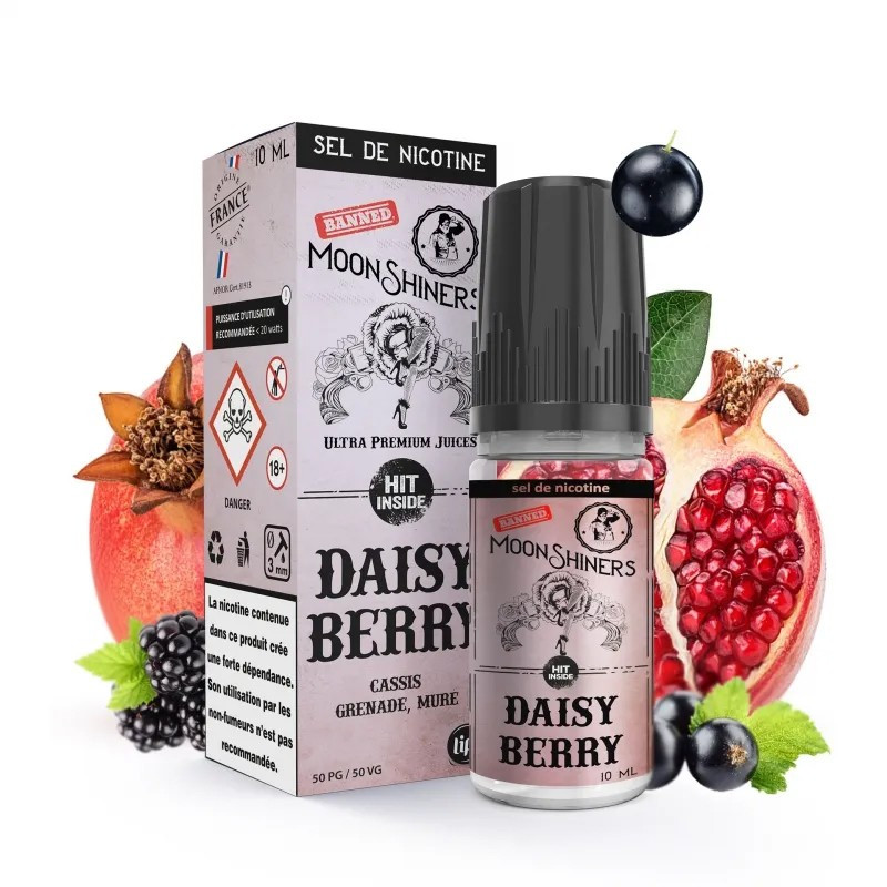 Moon Shiners : Daisy Berry 10ml SALT (20mg) - Le French Liquide