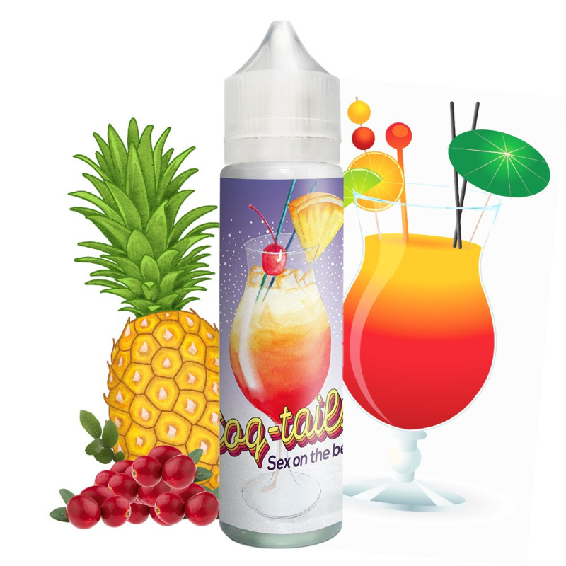 Coq-Tails Sex On The Beach 50ml (0mg) - Coq-Tails Sex On The Beach 50ml