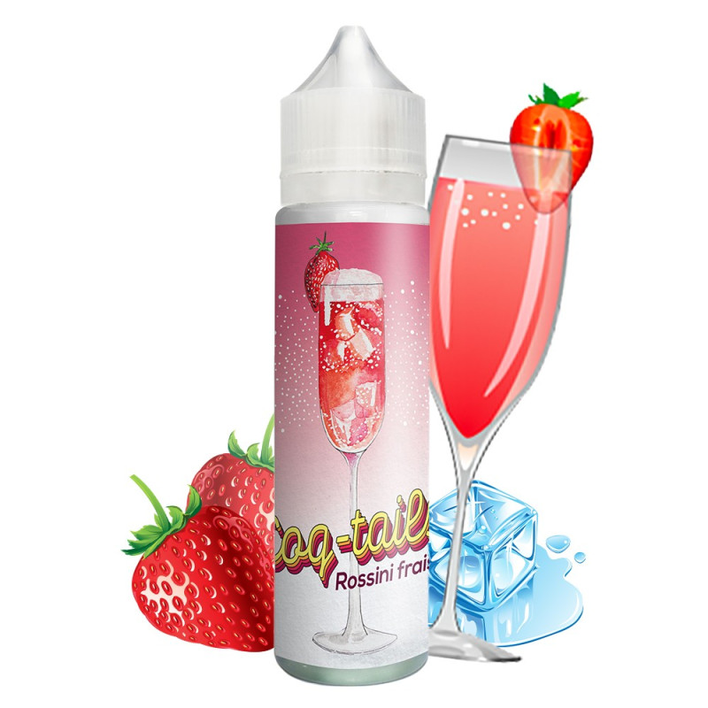 Coq-Tails Rossini Fraise 50ml (0mg) - Coq-Tails Rossini Fraise 50ml