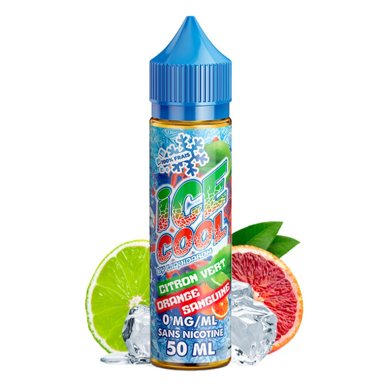 Citron vert Orange Sanguine 50ml (0mg) - Ice Cool by Liquidarom