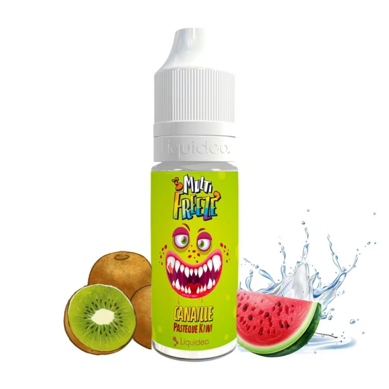 Canaille Pastèque Kiwi 10ml (3mg) - Multifreeze by Liquideo