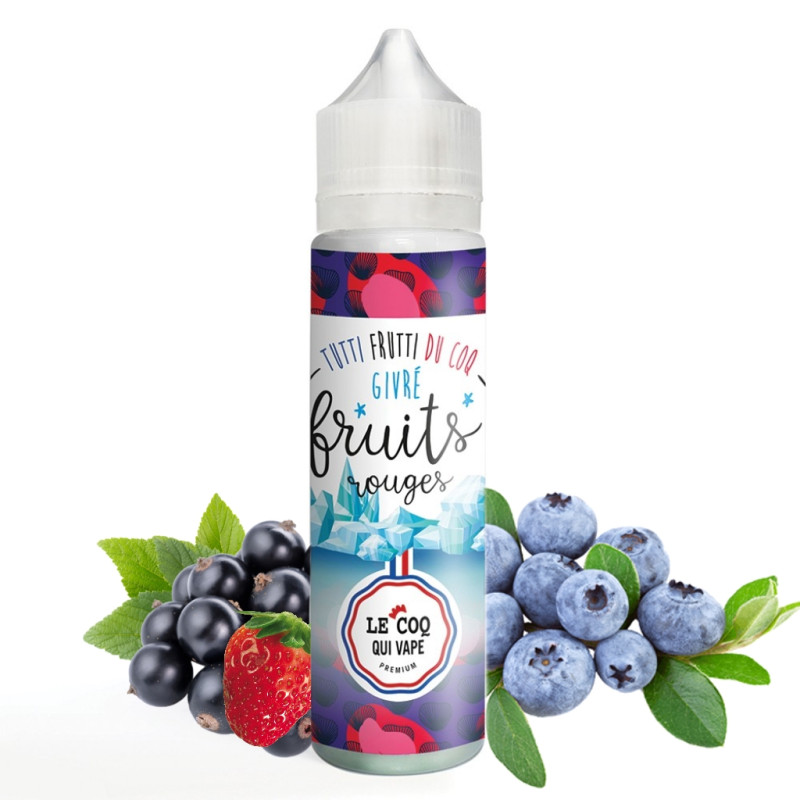 Fruits Rouges GIVRÉ 50ml (0mg) - Tutti frutti du Coq