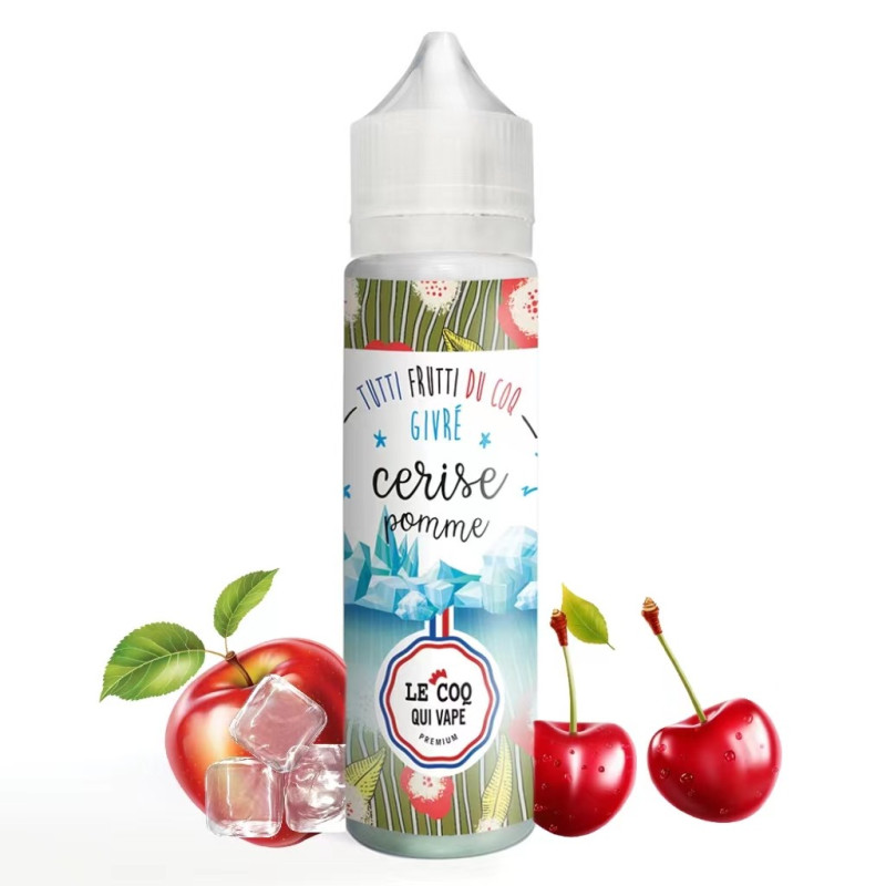 Cerise Pomme GIVRÉ 50ml (0mg) - Tutti frutti du Coq