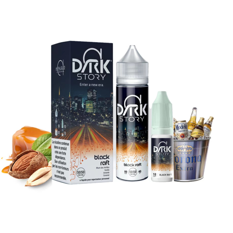 Black Raft 60ml (6mg) - Alfaliquid Dark Story
