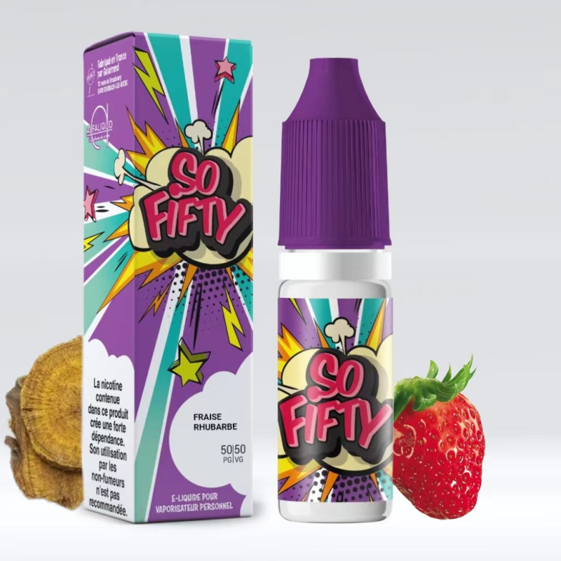 Fraise Rhubarbe 10ml (11mg) - Alfaliquid Sofifty